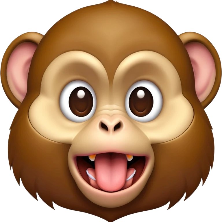 Monkey sticking tongue out emoji