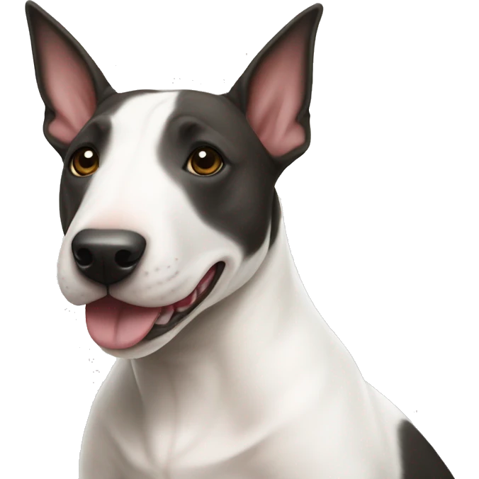 Bull terrier and Lexus Lfa emoji