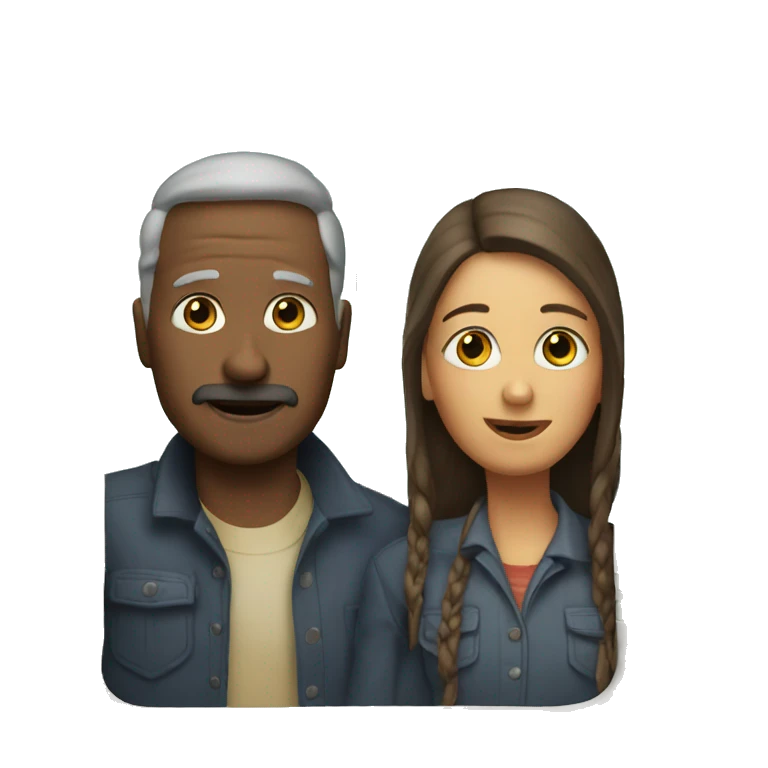 Two people in a caravan emoji