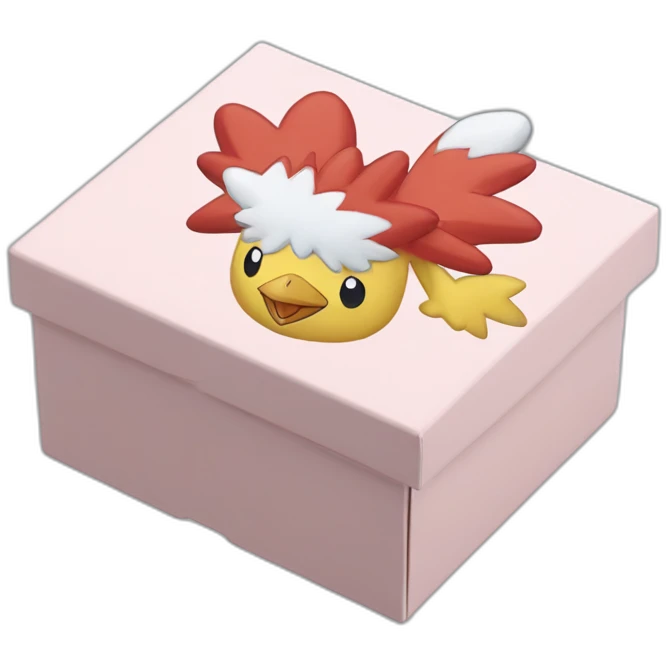 Pokemon Delibird Badge Winter Slowflake GiftBox 2023 emoji