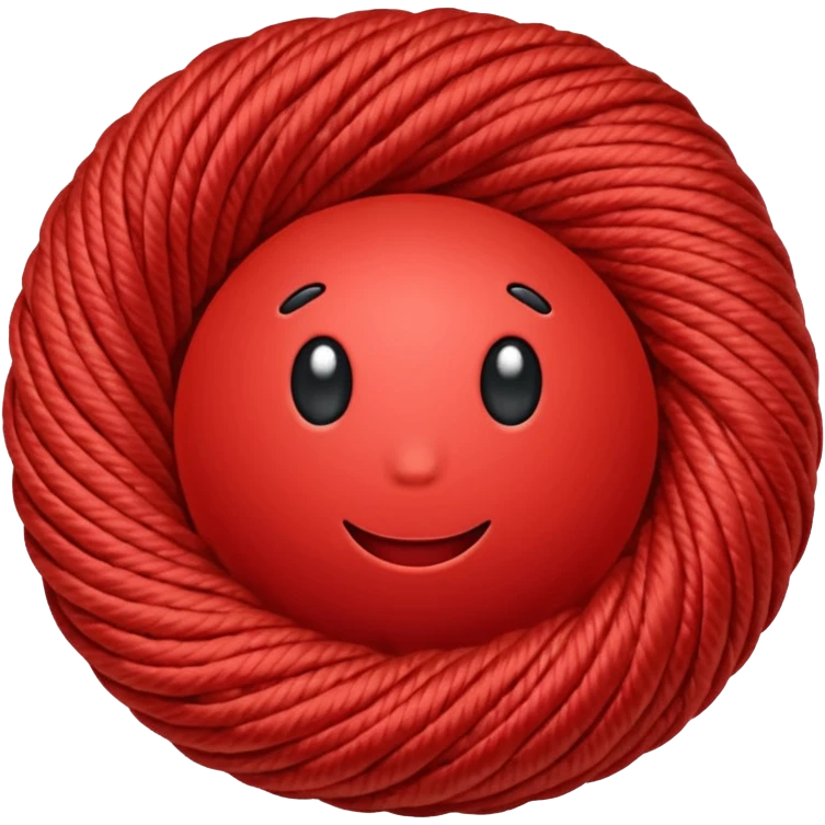 red ball of yarn emoji