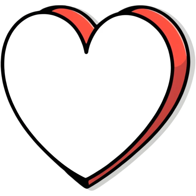 Pastel pink heart 3D emoji