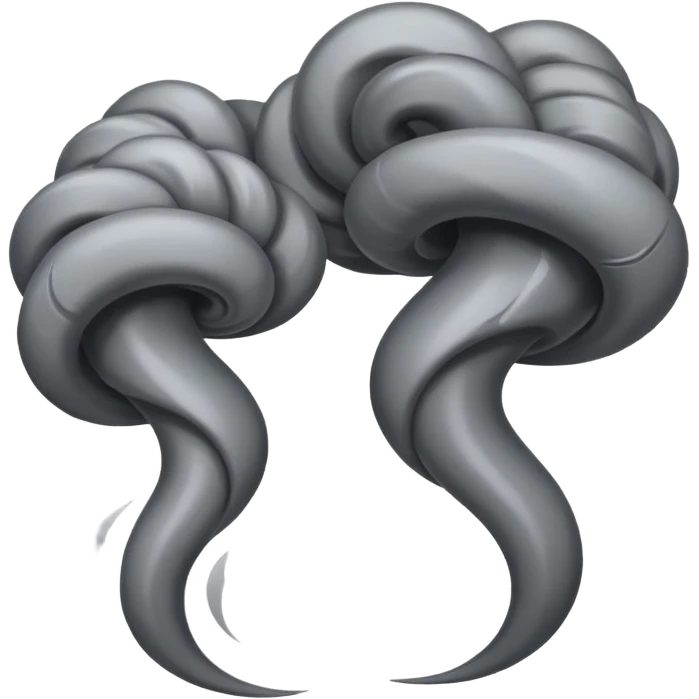 two tornadoes  emoji