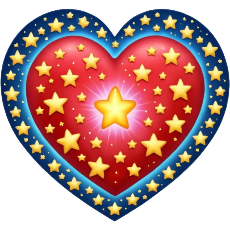 Love and stars emoji