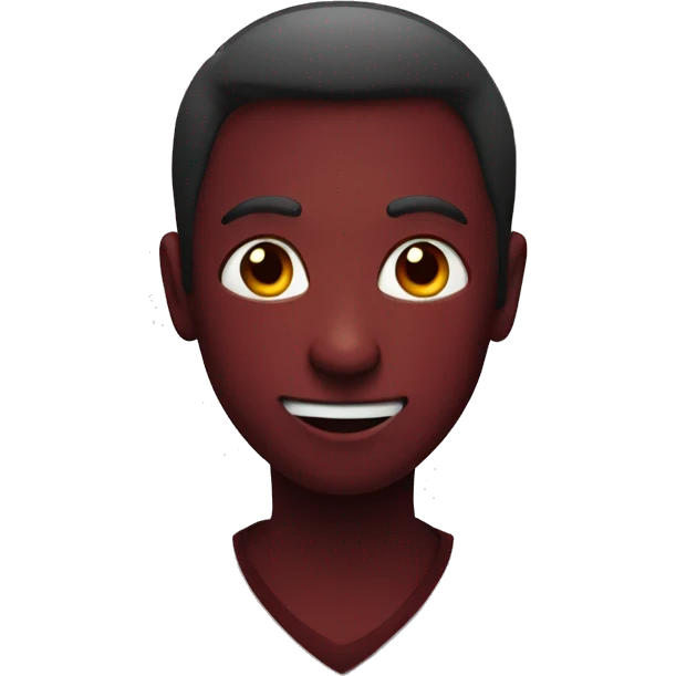 Dark red heart emoji