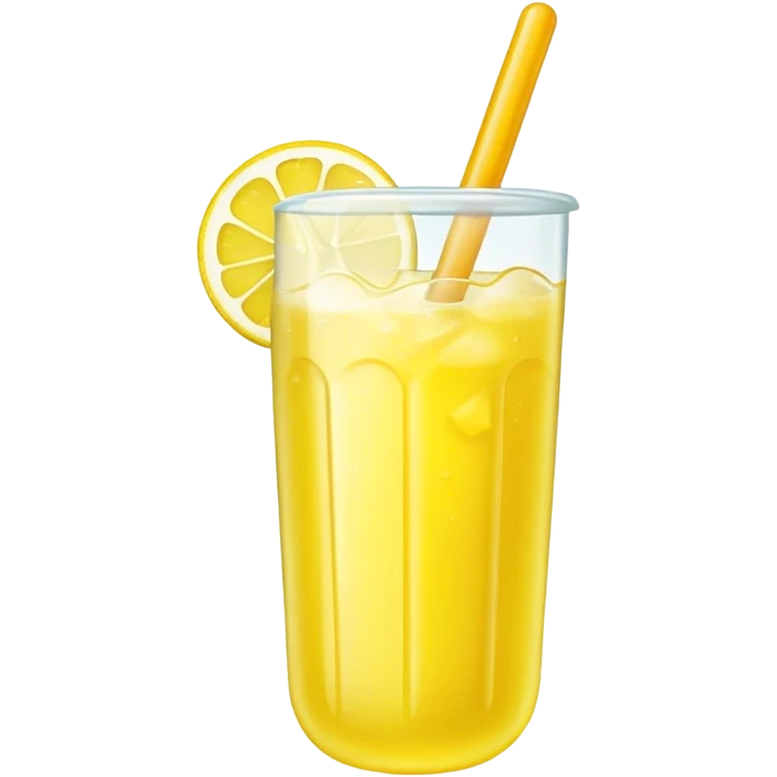 Lemonade frozen emoji