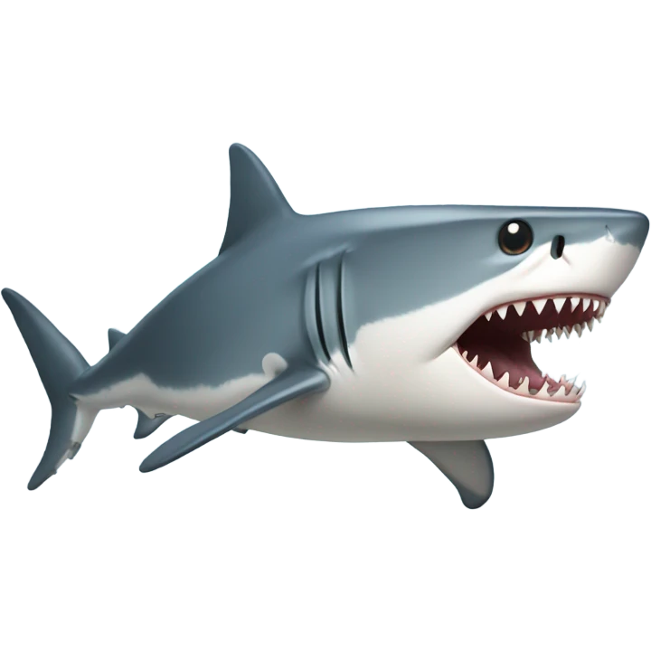 Shark with bone emoji