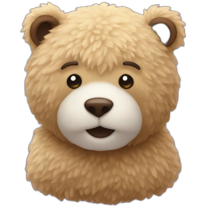 Ours en peluche emoji