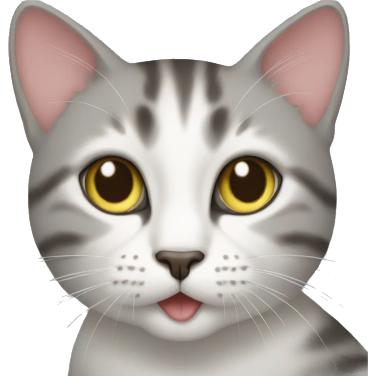 Cat as a marshmewllow emoji