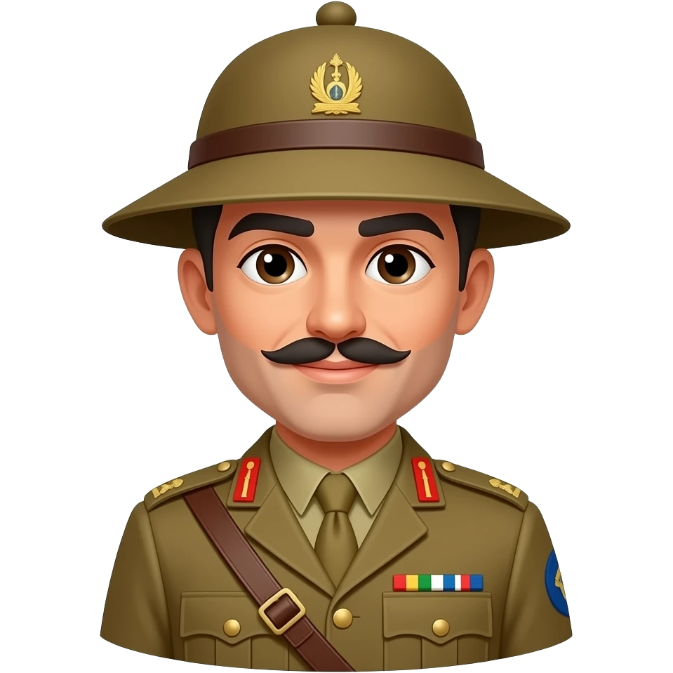 Make a emoji of British India army emoji