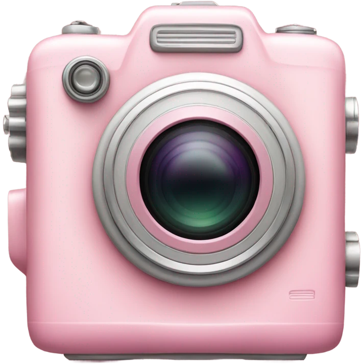 Aesthetic pink camera emoji