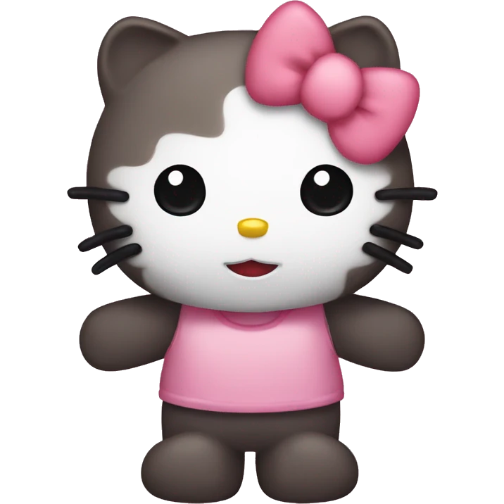 hello kitty as the teddy bear emoji emoji