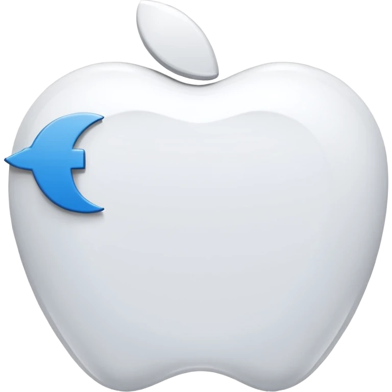 Галочка на фоне синего квадрата emoji