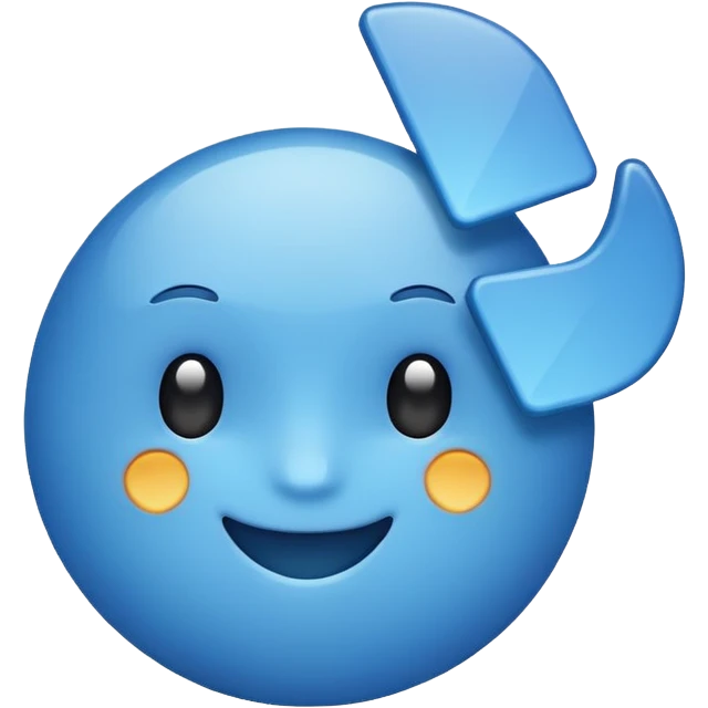 Checkmark blue emoji