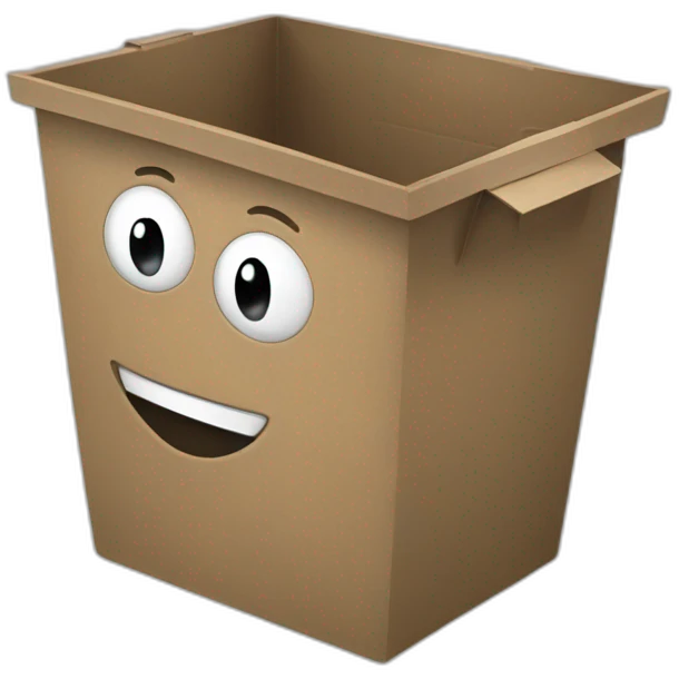 time in a trash box emoji