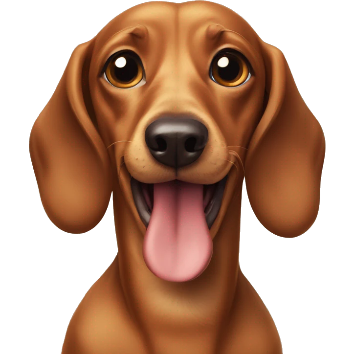 Weiner dog emoji