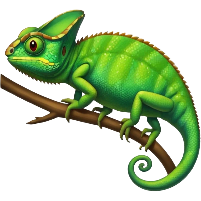 Caméléon emoji