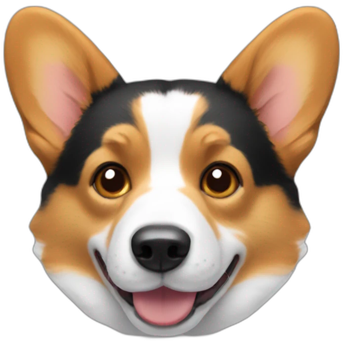 Tri-colored-corgi emoji