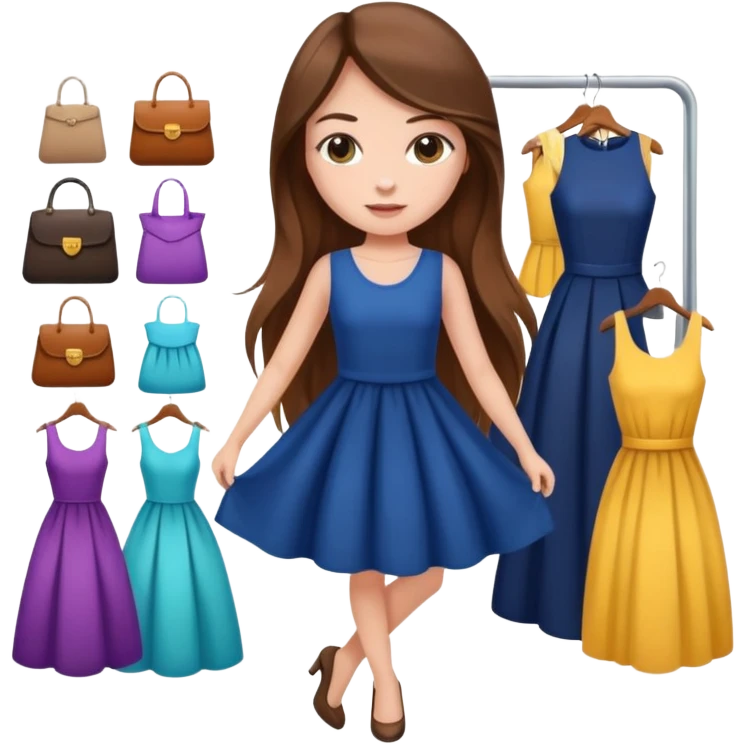 Can u make this girl online dress shopping  emoji