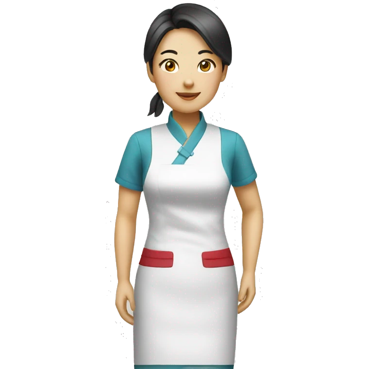 Chinese waitress emoji