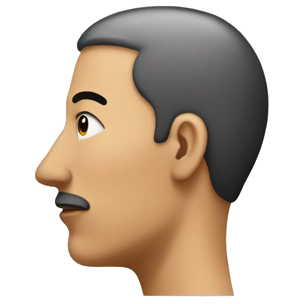 Nose from side emoji