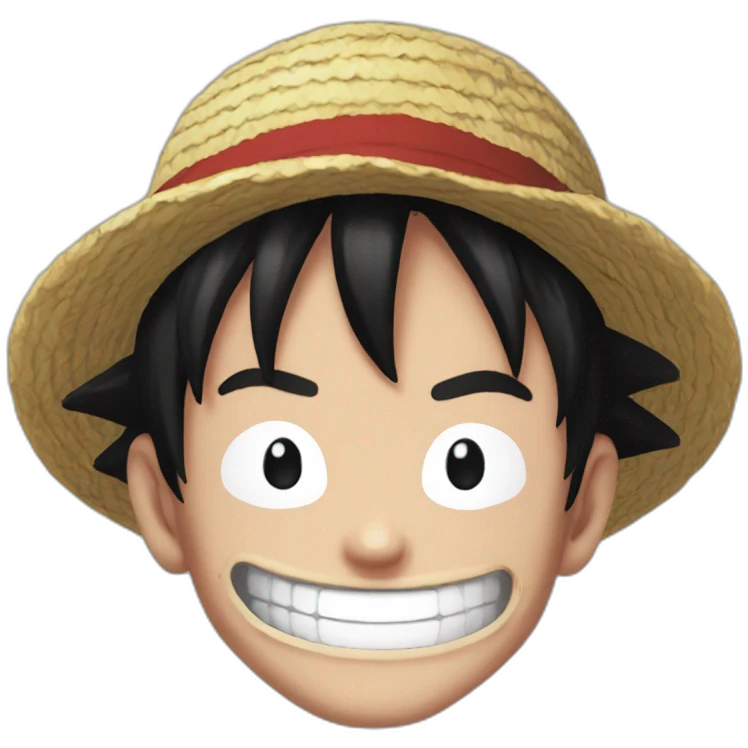 Luffy Gear 5 smil emoji