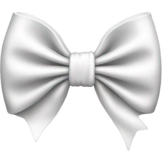 White bow emoji