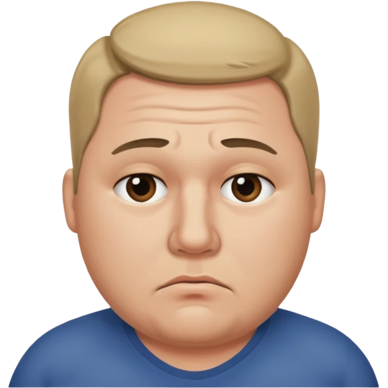 Mach mir eine määnliche dickere person die gestresst ist emoji