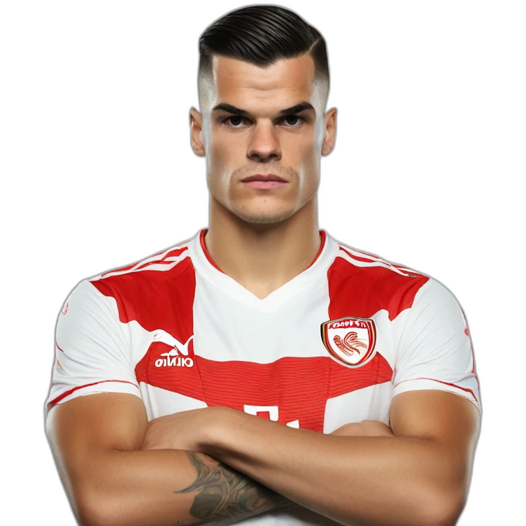 Granit xhaka do the eagle emoji