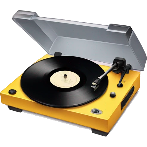 Vinyl-record-player emoji