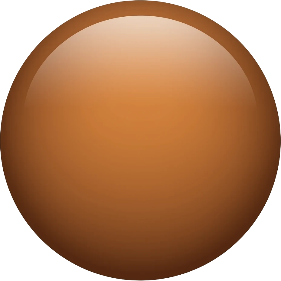 Brown Circle emoji