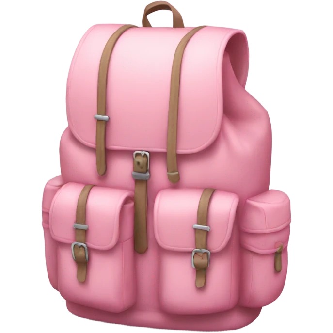 Light pink back pack emoji