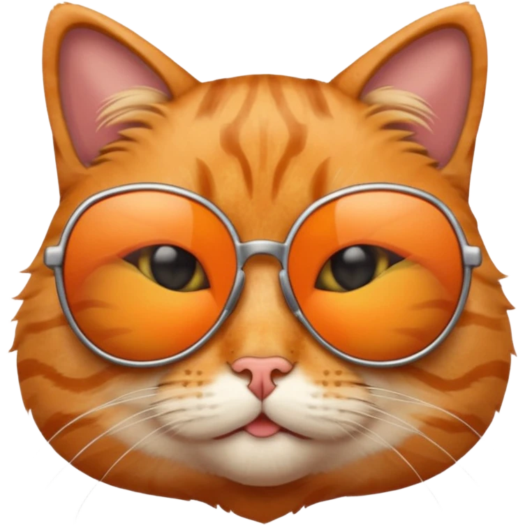 Cat wearing sunglasses emoji