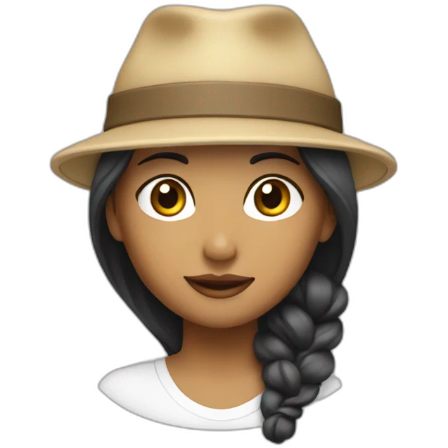 MUJER CON UNA GORRA QUE DIGA LILI ACCESORIOS emoji