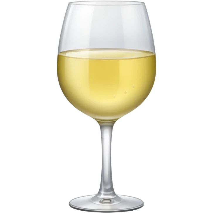 a glass of white wine emoji