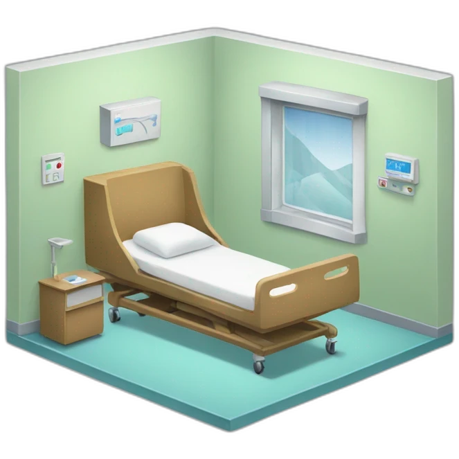 hospital room emoji