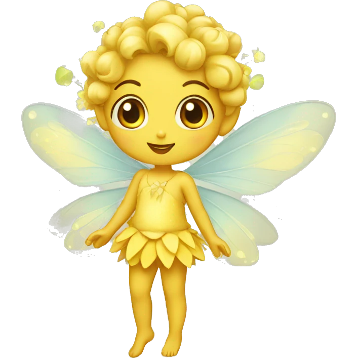 yellow fairy emoji