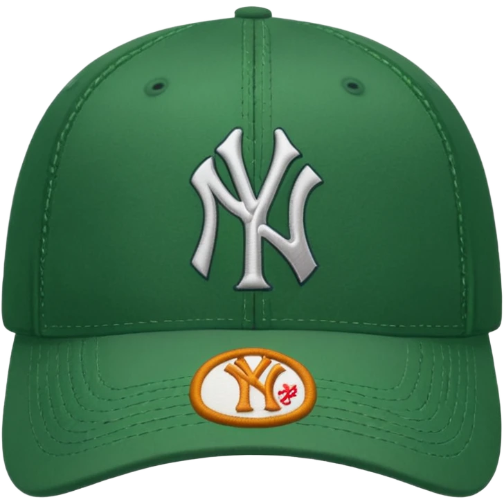 new york Yankee green cap emoji