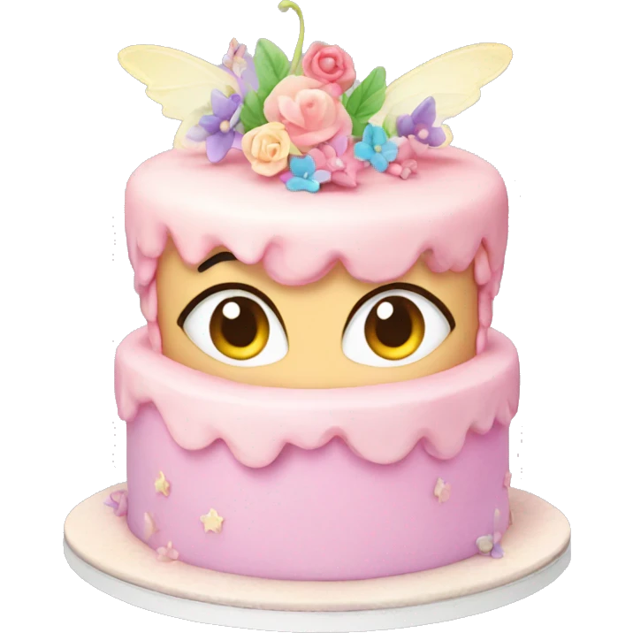 Fairy pastel cake emoji