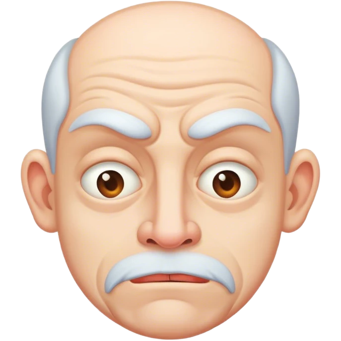 Ugly man emoji