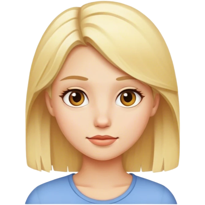 Blonde girl emoji