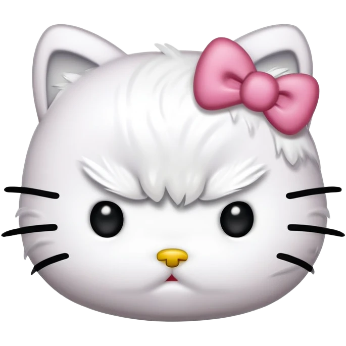 Angry hello kitty  emoji