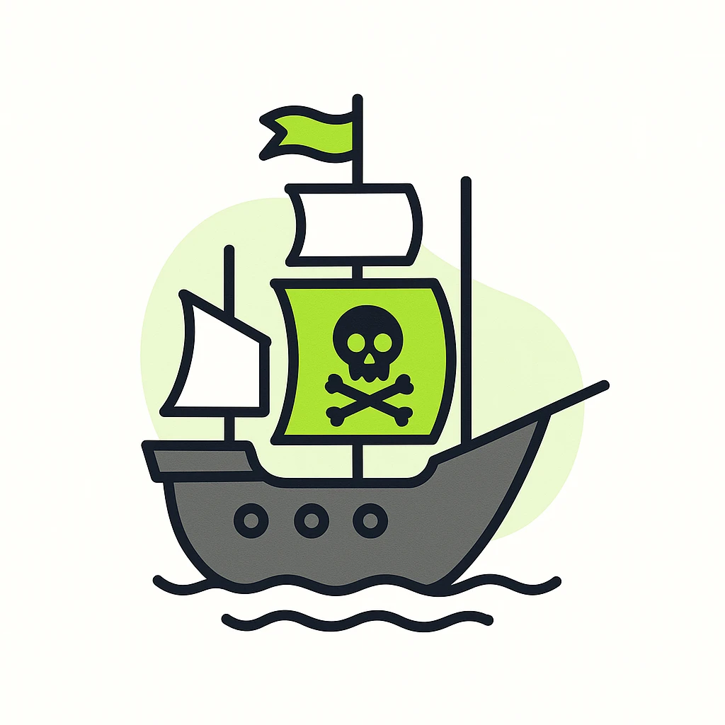 pirate ship emoji