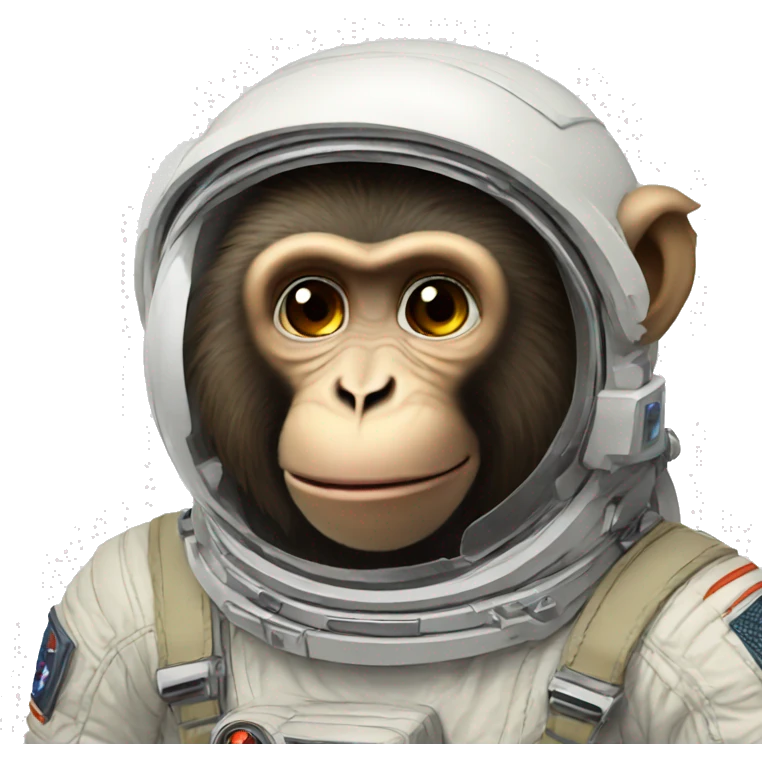 monkey astrounaut emoji
