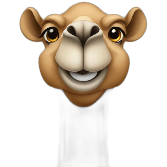 Camel_with_big_smile emoji