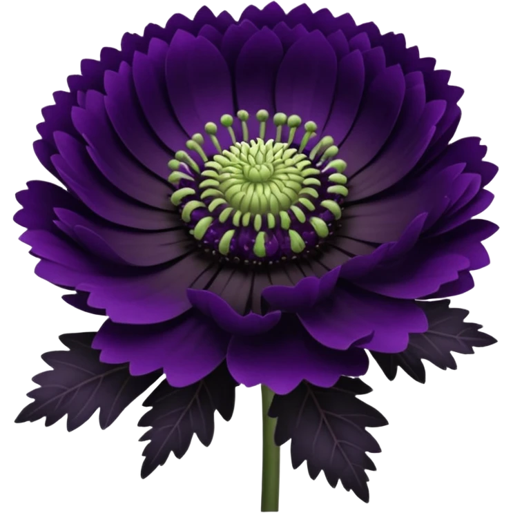 black knight scabiosa emoji