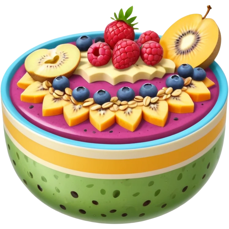 smoothie bowl emoji