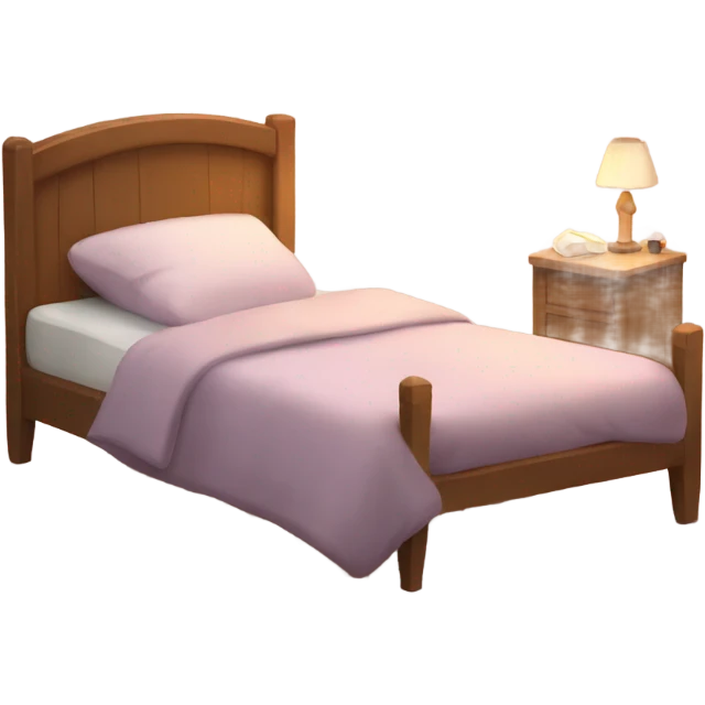 Cozy bed  emoji