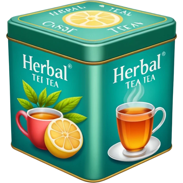 Herbal Tea Tins emoji