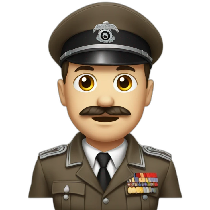hitler avec son costume emoji